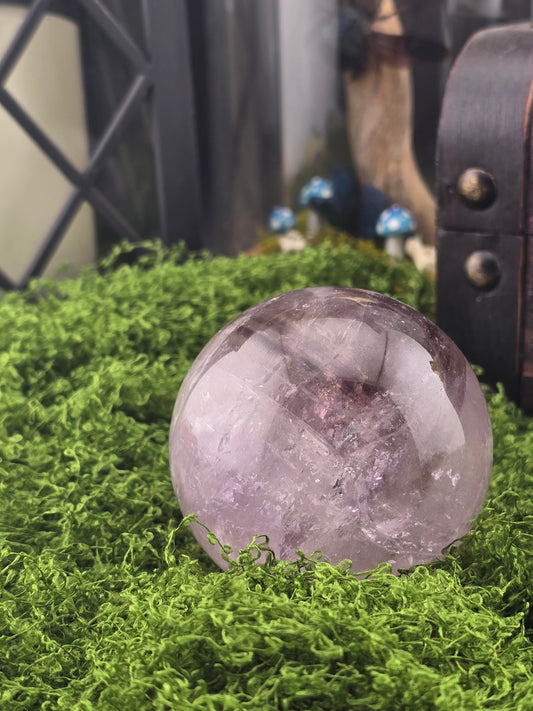 Smoky Phantom Amethyst sphere