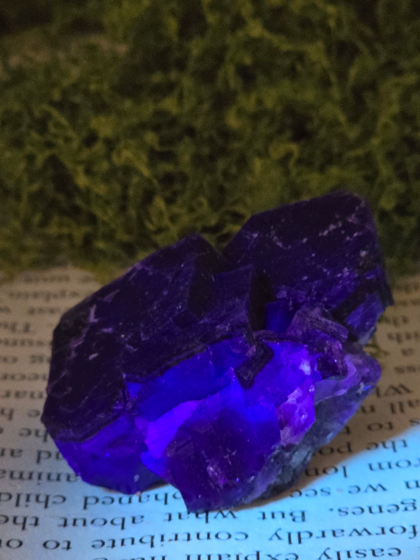 Purple Cubic Fluorite