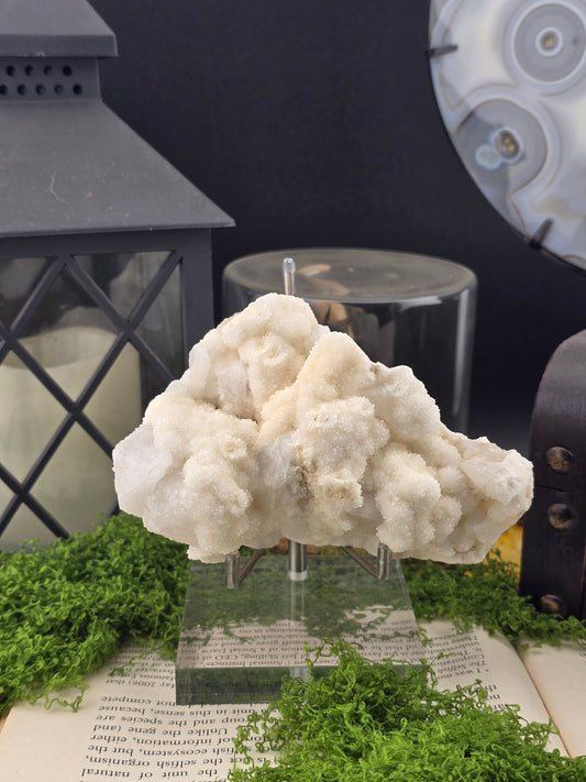 Calcite covered Candle Quartz
