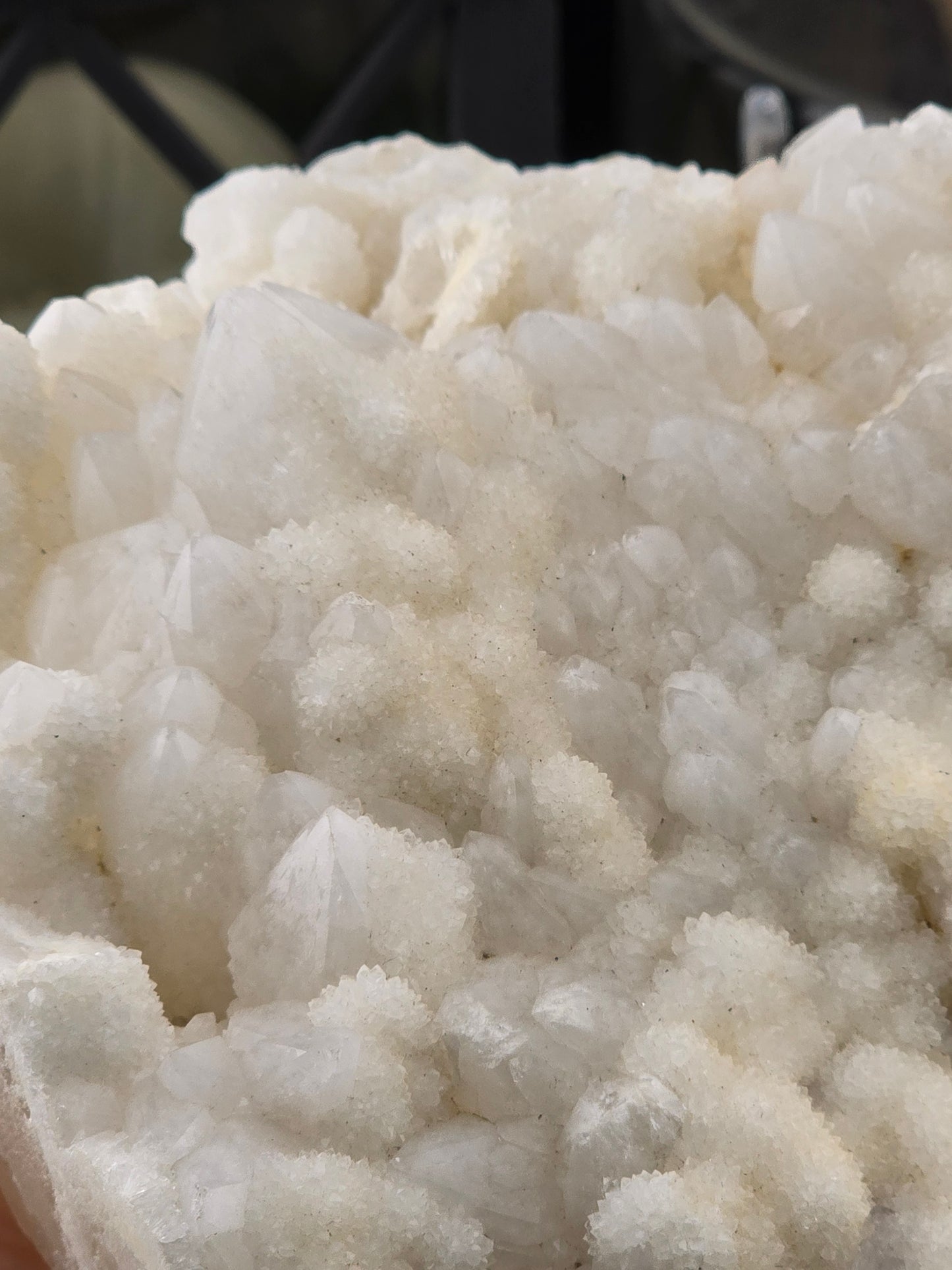 Calcite covered Candle Quartz