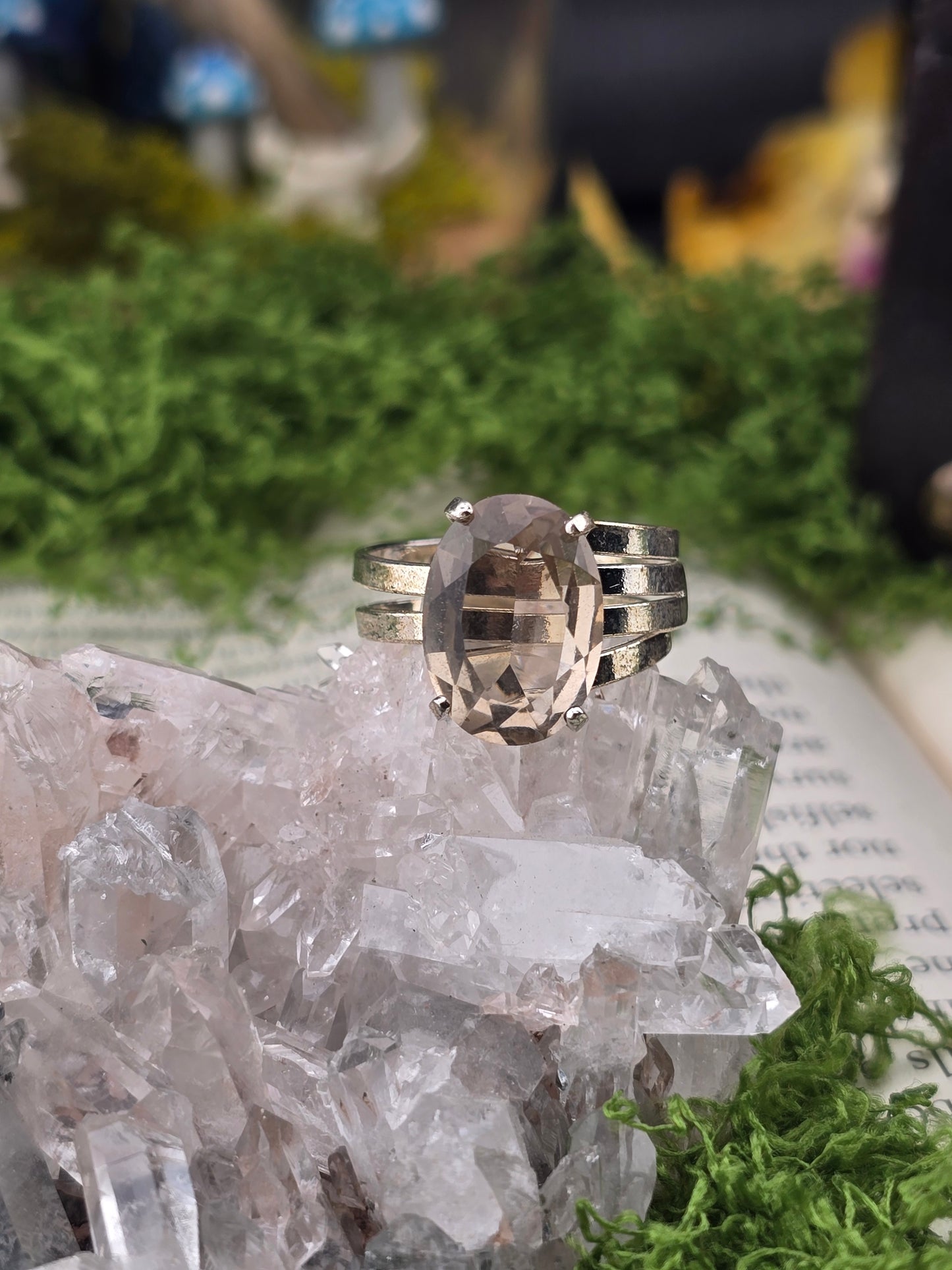 Brazilian Citrine Adjustable Ring