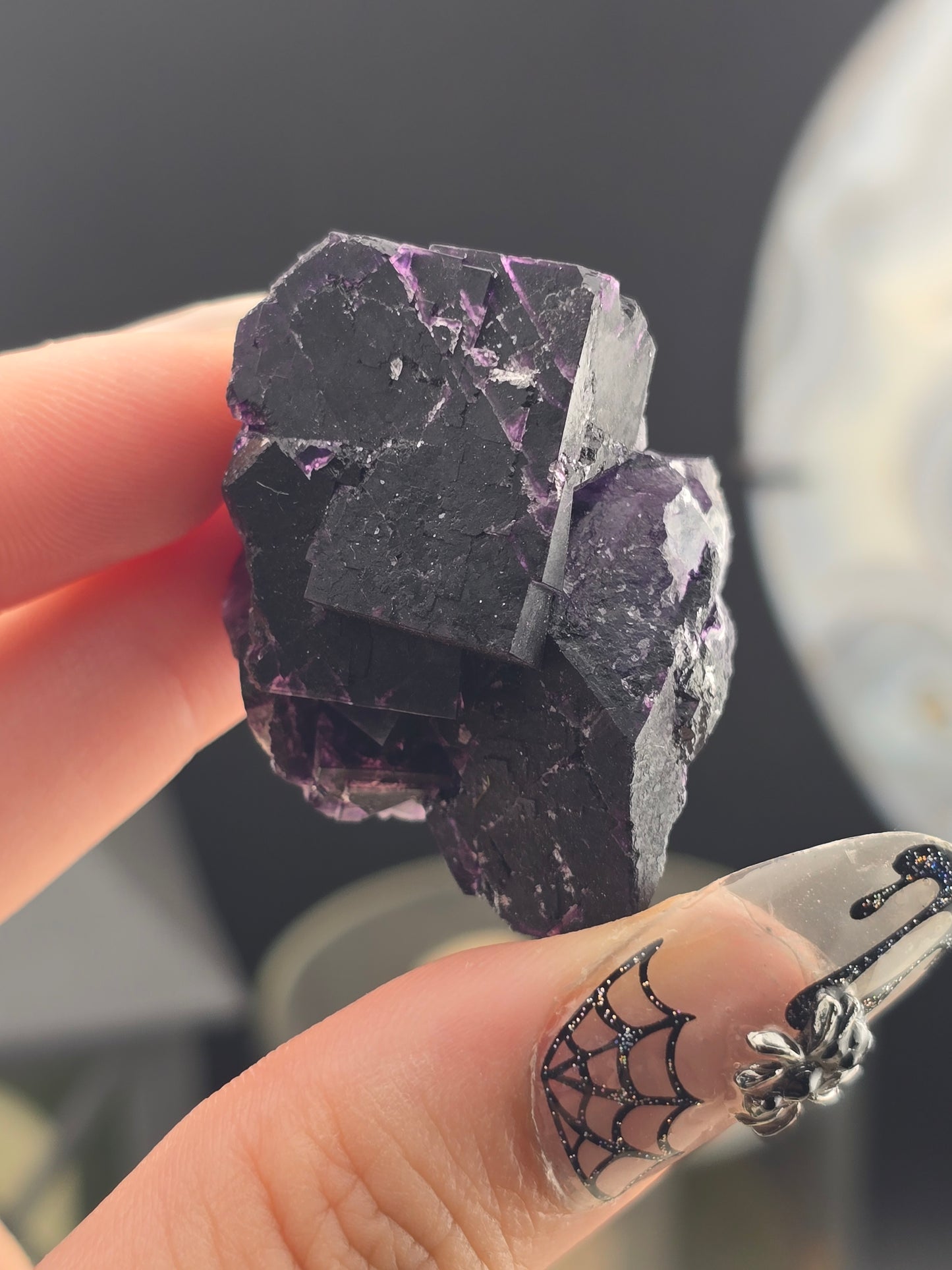 Purple Cubic Fluorite
