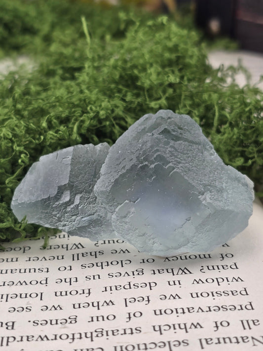 Fujian Stepped Fluorite w/ Blue Phantoms